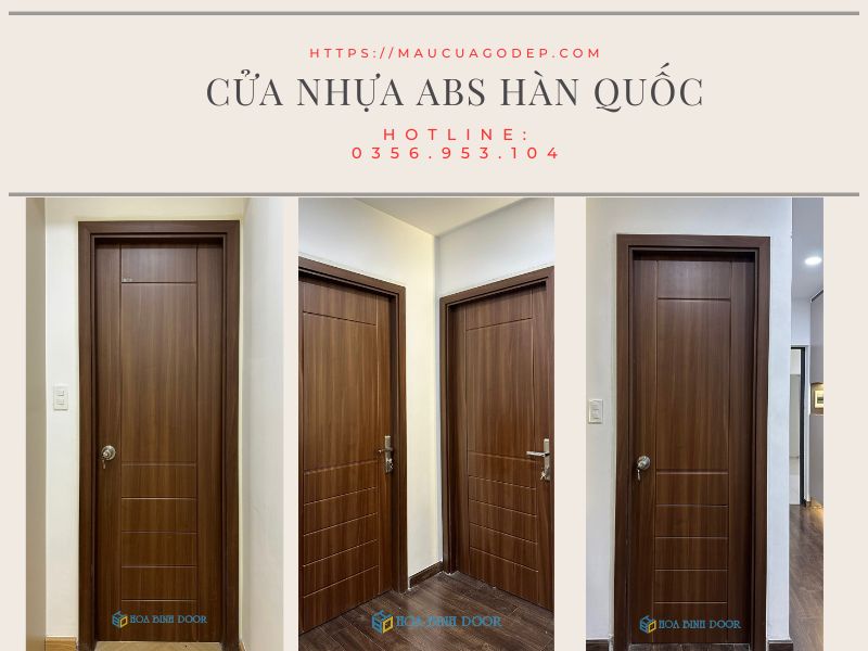 Cửa nhựa ABS Hàn Quốc tại Quận 12 - Cửa nhựa giá rẻ