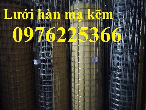 Lưới thép hàn 2 ly, 3 ly, 4 ly ô 25x25, 30x30, 35x35, 50x50 mạ kẽm 