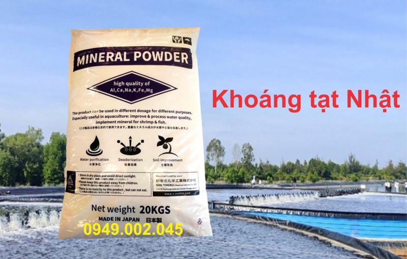 Khoáng Mineral Powder - Khoáng tạt cho tôm cá