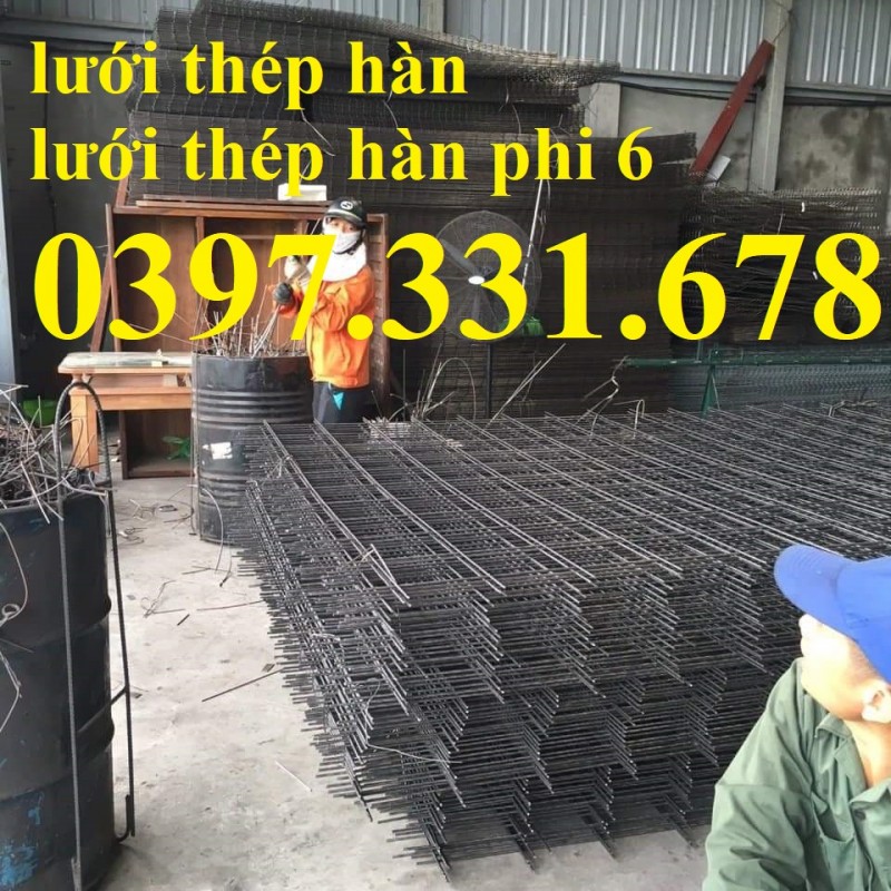 Lưới thép đen đổ sàn phi 4, phi 5, phi 6 hàng mới 100%