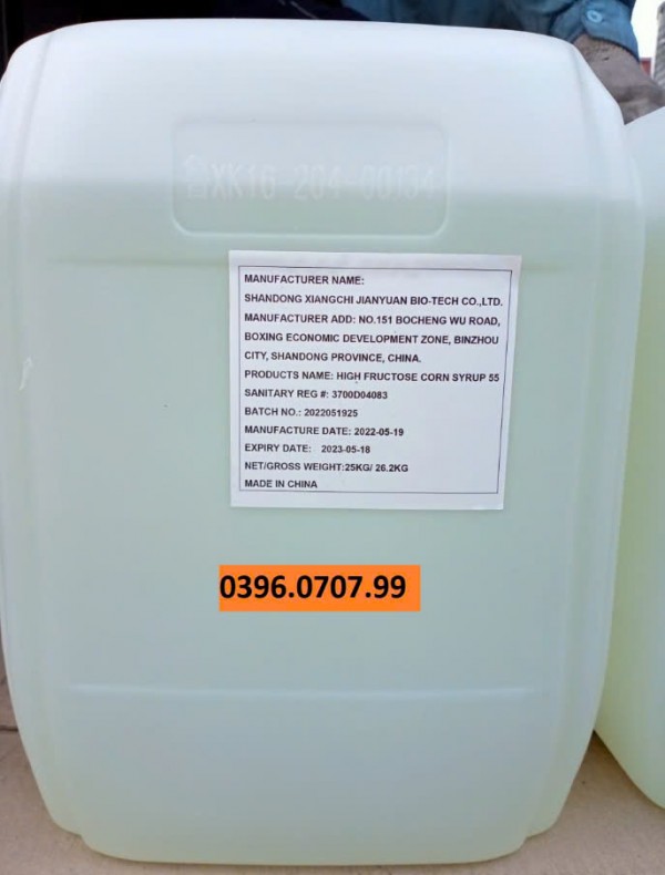 Nước đường Hàn Quốc High Fructose Corn Syrup 55%