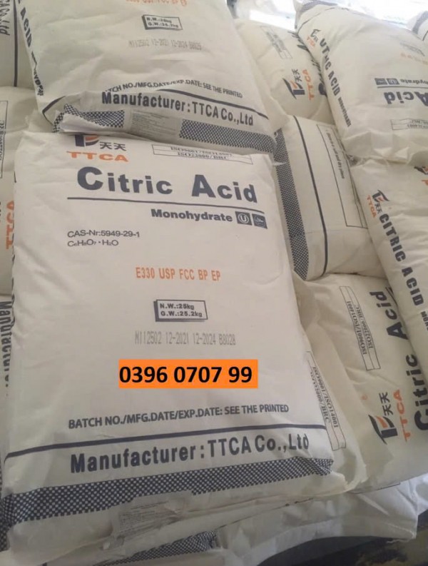 Citric Acid (E330) - Bột chanh, bột chua thực phẩm 