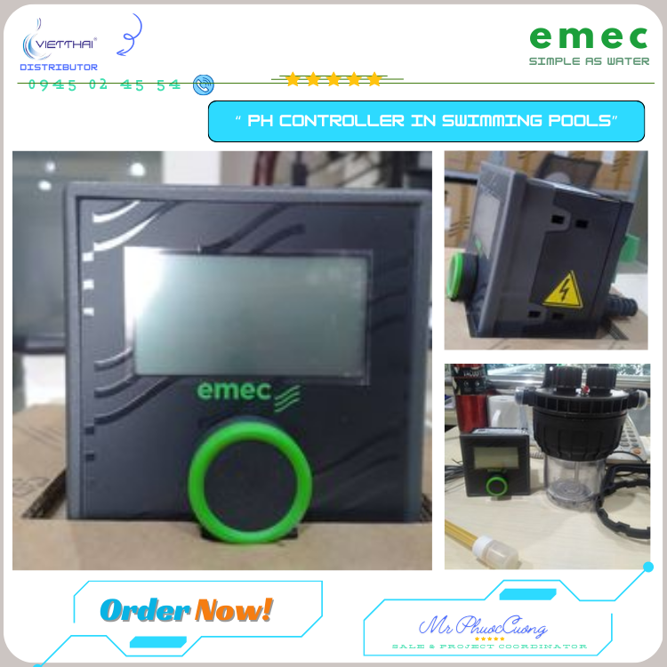 Máy đo pH thương hiệu EMEC dòng JA Pro - EMEC JAPH Pro Controller