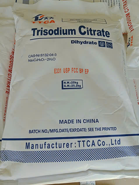 Chất điều vị Trisodium Citrate - Natri Citrat - E331