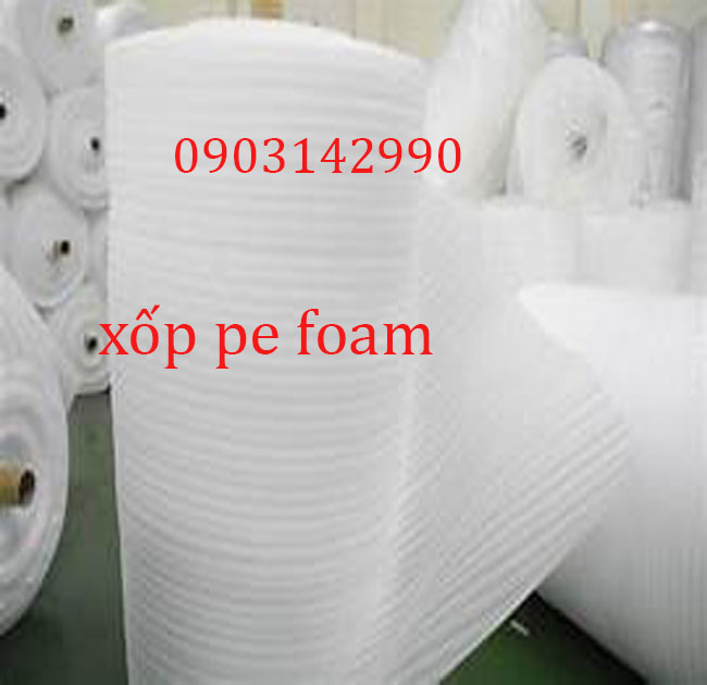 Cơ sở mút xốp pe foam dùng bọc lót mỹ phẩm giá rẻ hiện nay 