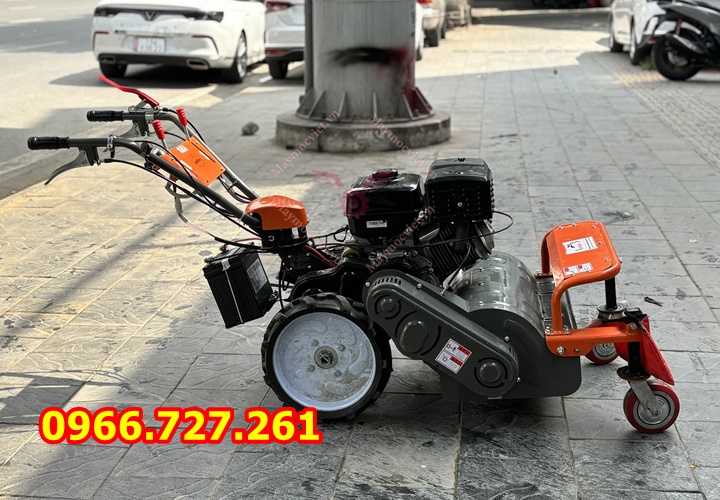 Máy cắt cỏ trục băm, cắt cỏ vườn cay ăn quả 10hp đề nổ Kawasaki VMTB100D