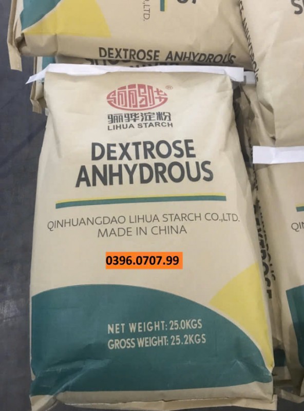 Dextrose Anhydrous - Dextrose khan - C6H12O6 - Phụ gia tạo ngọt