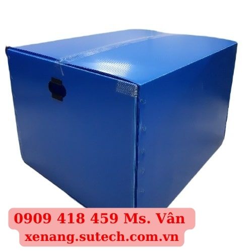 Thùng nhựa pp danpla 600x500x400(mm) 