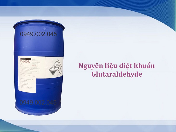 Glutaraldehyde - Nguyên liệu diệt khuẩn, xử lý nước ao nuôi thủy sản