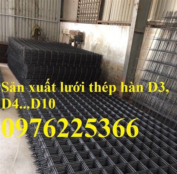 Cung cấp lưới thép hàn đen D4, D5, D6, D8, D10, D12 giá bán sỉ