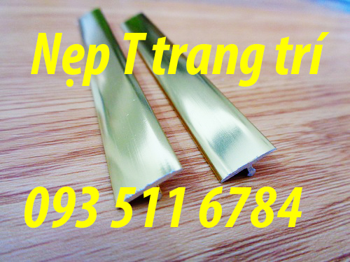 Nẹp T Inox màu Nẹp T nhôm trang trí sàn