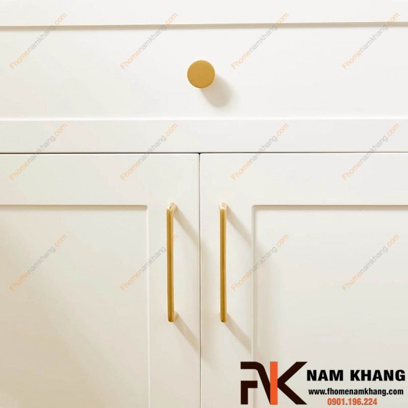 Tay nắm tủ đồng cao cấp dạng thanh NK211D | F-Home NamKhang