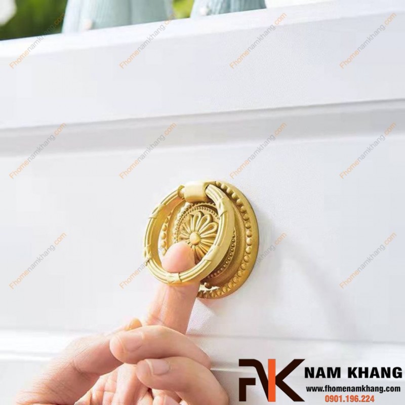 Tay nắm tủ cao cấp dạng vòng NK224 | F-Home NamKhang