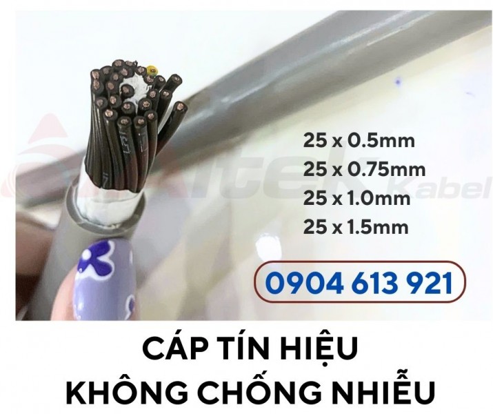 Cáp điều khiển 25 lõi, cáp tín hiệu 25x0.5mm Altek Kabel