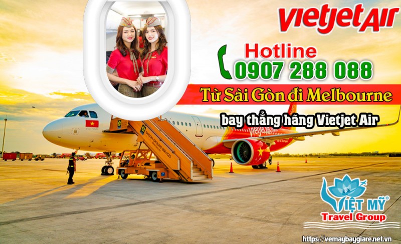 Từ Sài Gòn đi Melbourne bay thẳng cùng hãng bay giá rẻ Vietjet Air 