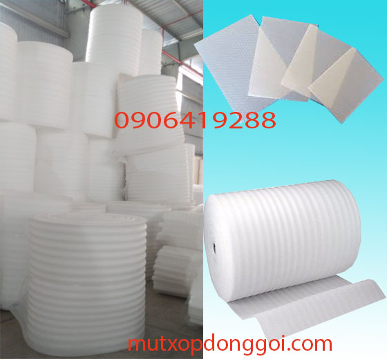 Mút xốp pe foam dùng lót chuối giá tại xưởng