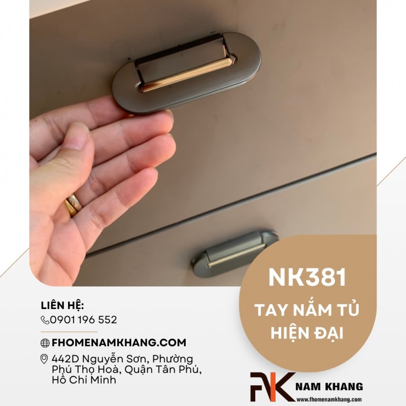 Tay nắm tủ cao cấp thiết kế hiện đại NK381 | Zalo 0901 196 552