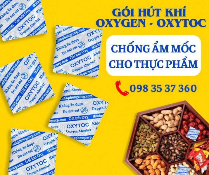 Bảo quản bánh mứt hạn chế ẩm mốc với gói hút Oxytoc 