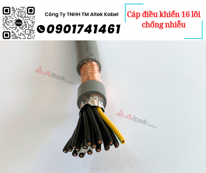 Cáp điều khiển 16 lõi chống nhiễu giá rẻ