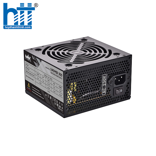 Nguồn MIK S-Power 500 (500W | Non-modular)