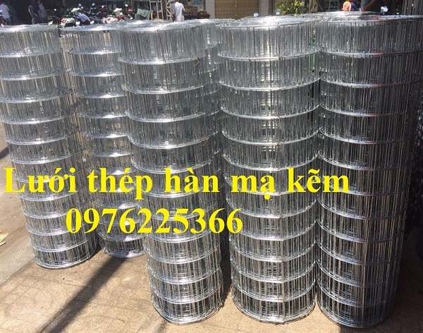 Lưới hàn mạ kẽm ô 50x50 dày 2ly, 3ly, 4ly, 5ly 