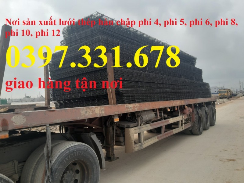 Lưới thép hàn; Lưới thép hàn 6ly ô 100x100mm