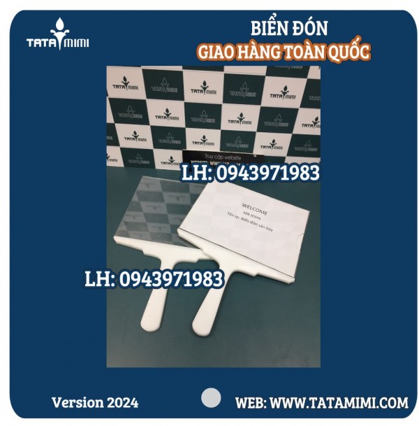 Biển đón cầm tay A4 mica: Giải pháp hoàn hảo cho sự kiện của bạn