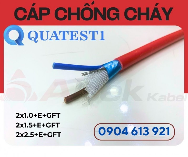 Cáp tín hiệu chống cháy chống nhiễu 2x1.5mm2 - Fr Altek Kabel