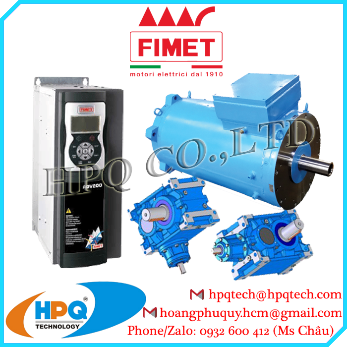 ĐỘNG CƠ CẢM ỨNG FIMET chính hãng - 0932-600.412