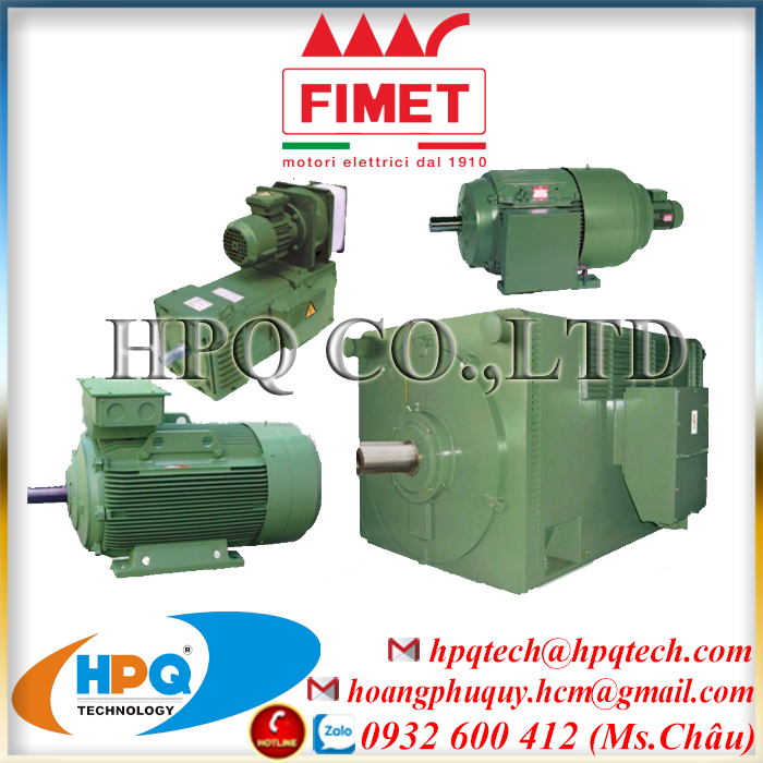 ĐỘNG CƠ CẢM ỨNG FIMET chính hãng - 0932-600.412