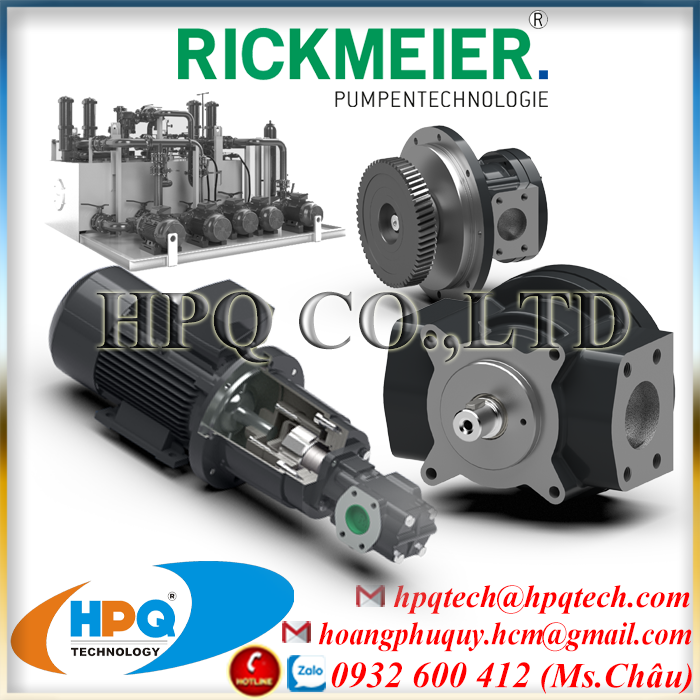 Bơm dầu bôi trơn Rickmeier chính hãng 0932-600412