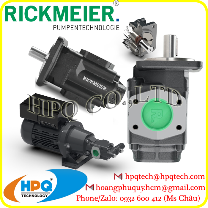 Bơm dầu bôi trơn Rickmeier chính hãng 0932-600412