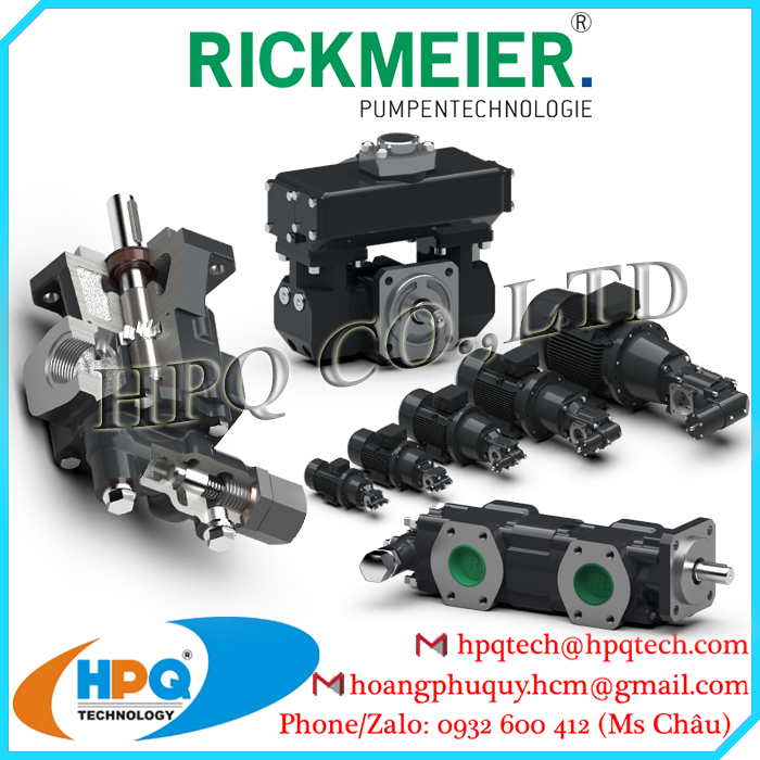 Bơm dầu bôi trơn Rickmeier chính hãng 0932-600412