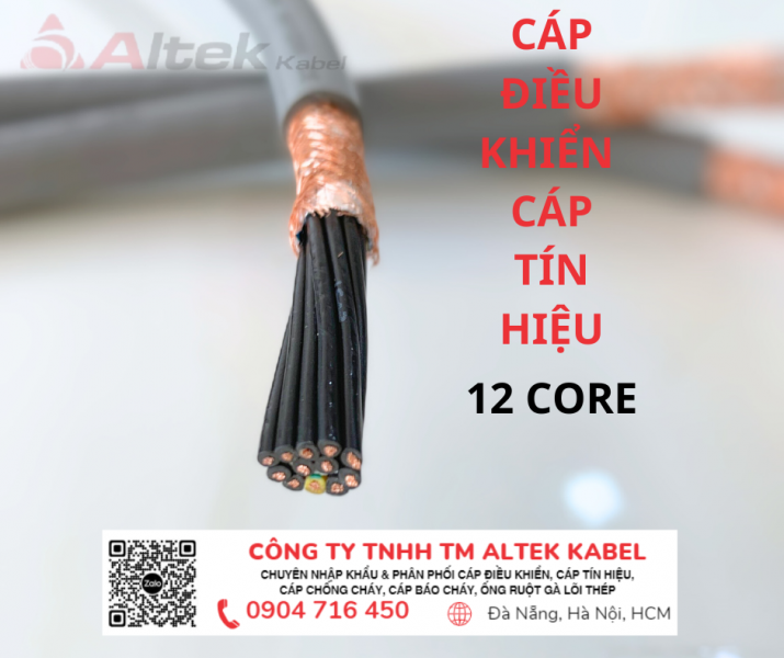 Cáp chống nhiễu 12G0.5 Altek Kabel Đà Nẵng, Hà Nội