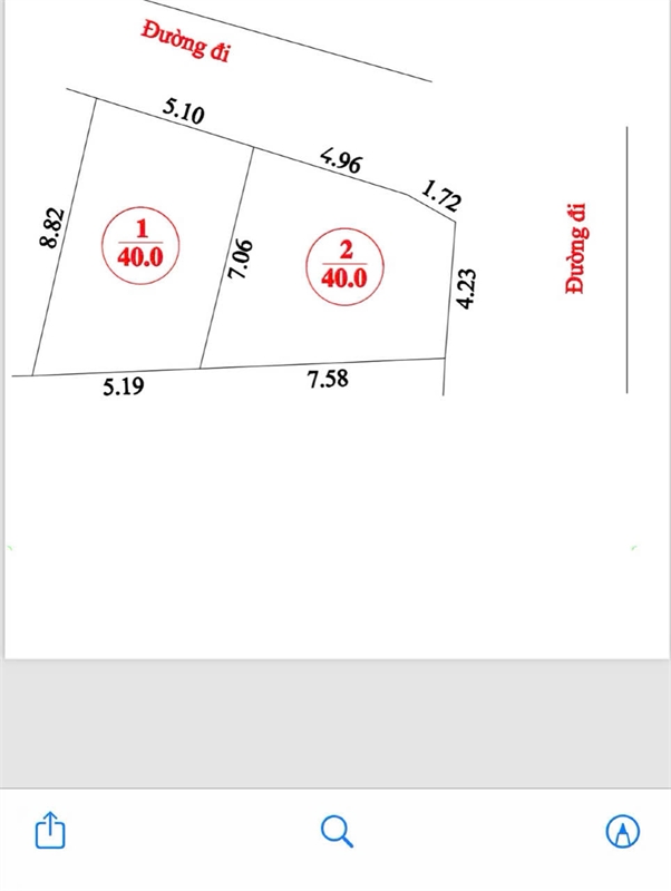 Bìa làng 7m. Bán 40m² tại Thôn Bến- Đông Xuân- Sóc Sơn. Lô Góc. Giá vài trăm triệu