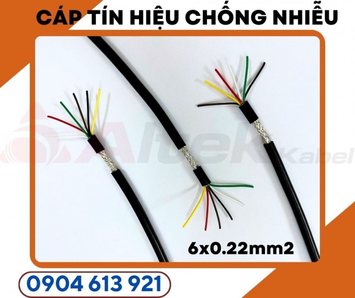 Cáp tín hiệu chống nhiễu 4x0.22mm2 Altek Kabel bán ở Hà Nội, Đà Nẵng, HCM 