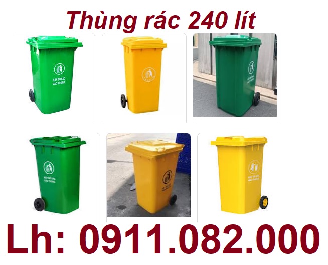  Giảm 20% giá thùng rác nhựa, thùng rác 60l 120l 240l- hàng nhập khẩu mới 100% giá chuẩ