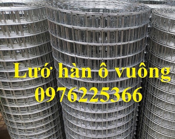 Lưới hàn mạ kẽm nhúng nóng 1,5ly ô 25x25