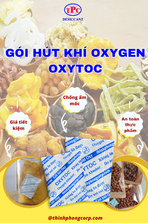 Gói hút Oxy sử dụng để bảo quản bánh mứt tết 