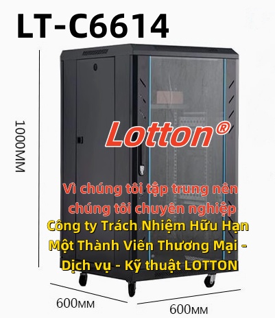 LT-C6614 tủ mạng đặt dưới sàn