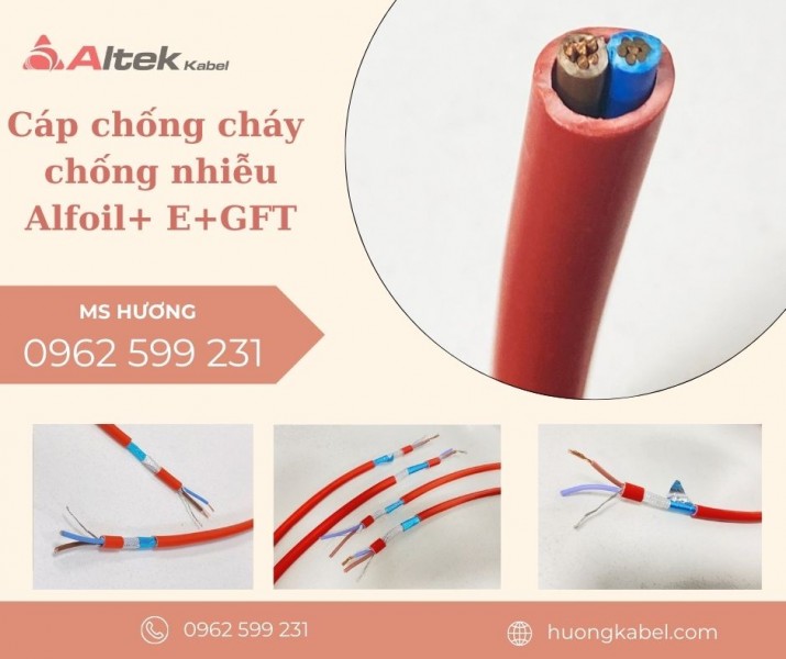 Tổng kho phân phối Cáp Chống Cháy chống nhiễu +E+AL+GFT