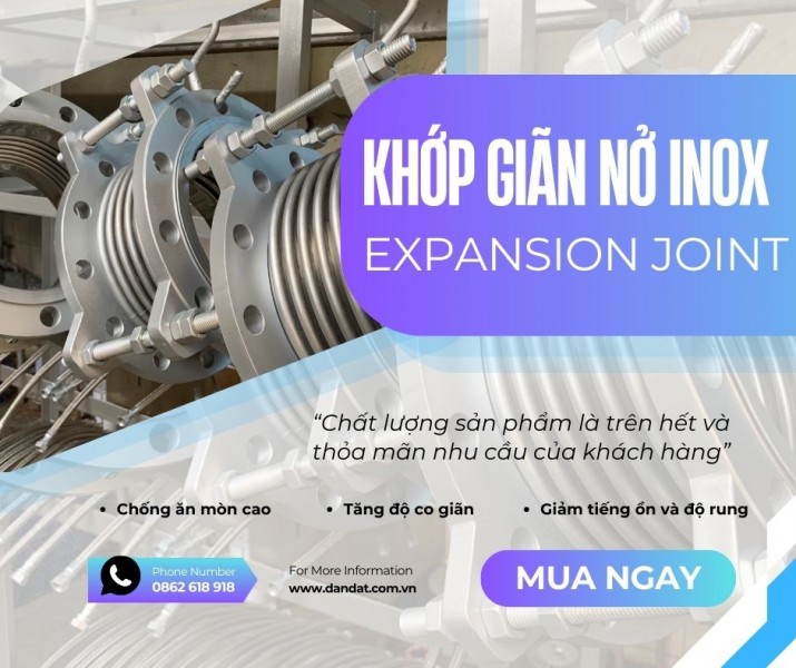 KHỚP BÙ TRỪ GIÃN NỞ | KHỚP NỐI GIÃN NỞ INOX PASTY | KHỚP GIÃN NỞ NHIỆT