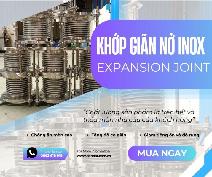 KHỚP BÙ TRỪ GIÃN NỞ | KHỚP NỐI GIÃN NỞ INOX PASTY | KHỚP GIÃN NỞ NHIỆT