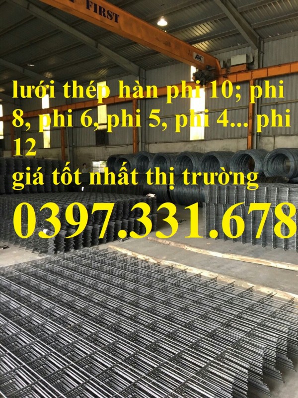 Lưới thép hàn phi 12; Lưới thép hàn đổ bê tông