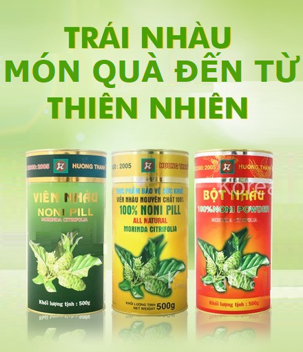 Bột Nhàu Hương Thanh (Noni Powder - 노니 파우더) tốt cho xương khớp, huyết áp, tiểu đường