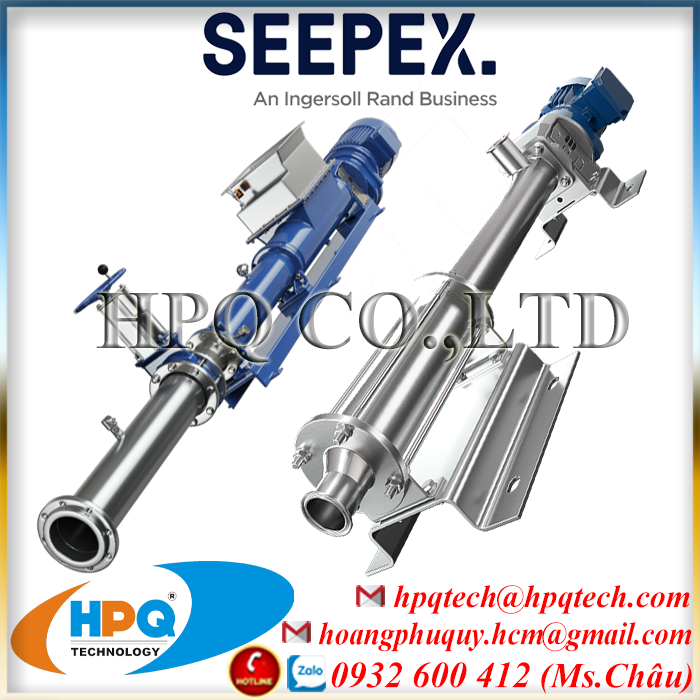 MÁY BƠM PHỄU MỞ SEEPEX  chính hãng tại HPQ TECH - 0932 600412