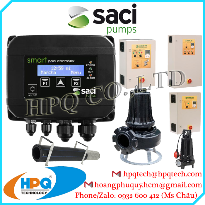 BƠM THOÁT NƯỚC Saci chính hãng tại HPQTECH - 0932 600412