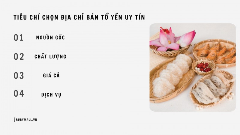 ĐỊA CHỈ BÁN TỔ YẾN UY TÍN QUẬN 2, HCM| TỔ YẾN SÀO RUBYMALL