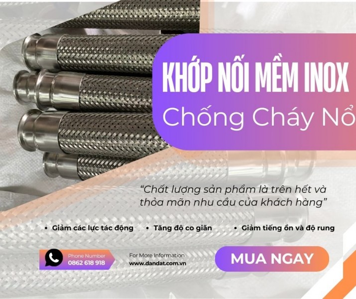 KHỚP NỐI MỀM-KHỚP NỐI MỀM CHỐNG RUNG-KHỚP NỐI MỀM INOX THỦY LỰC