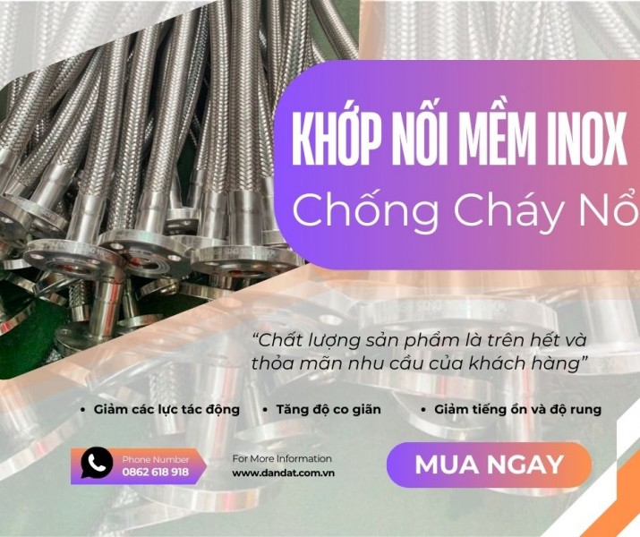 KHỚP NỐI MỀM-KHỚP NỐI MỀM CHỐNG RUNG-KHỚP NỐI MỀM INOX THỦY LỰC